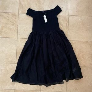 J.Crew off the shoulder dress